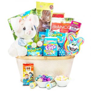Floppy Bunny Easter Basket Precious Moments