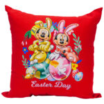 Easter Day Bunnies Pillow / other side glow in the dark design 12″x 12″ ass color +$35.95