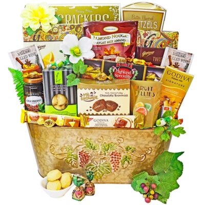 Golden Vines Gourmet Basket